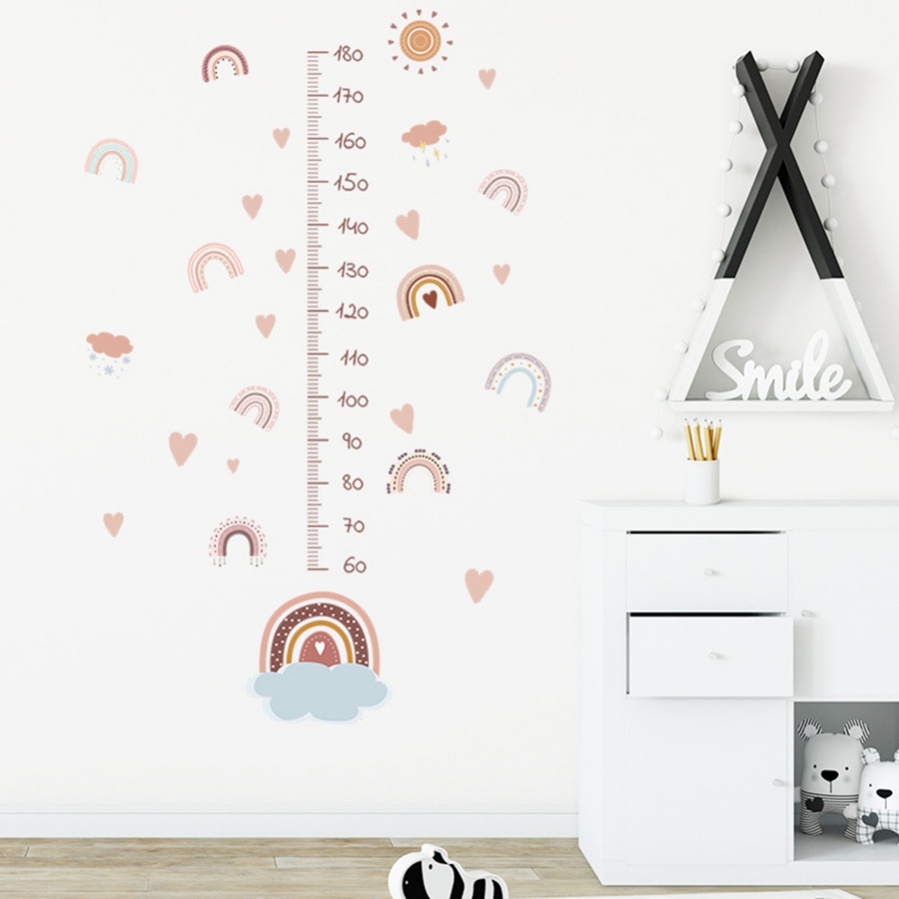 Kids Height Chart Wall Decals, Baby Growth Height Wall Ruler, Lovely