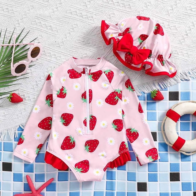 Traje de baño de una pieza para mujer, conjuntos de bikini para mujer, lindo bikini para niñas pequeñas con espalda descubierta y lazo, traje de baño con protección solar para niño