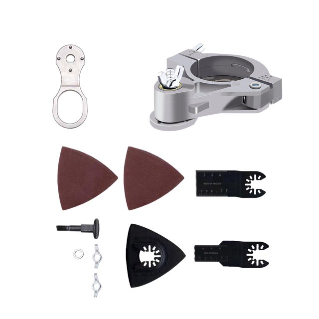 Riwesomey Angle Grinder Adapter Oscillating Accessories Kit for Metal Sanding Wood Herramientas eléctricas