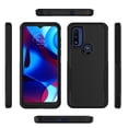 thumbnail image 4 of For Motorola Moto G pure/ G Power (2022) Case, 2 in 1 Hard PC Phone Case for Moto G pure/ G Power2022, Takfox Rubber & Rugged Shockproof Full Body Protection Case Cover,Black, 4 of 7