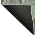 thumbnail image 5 of Addison Rugs Mayfield Premium Machine Washable Transitional Geometric Sage Runner Rug, 2'3" X 7'6" Machine Washable Transitional Geometric Sage Oversized Sherpa Throw Blanket, 5 of 6