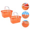 thumbnail image 4 of 2 Pcs Paniers d'Épicerie Portables Panier de Courses avec Poignée Rangement Jouets, 4 of 9