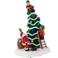 thumbnail image 5 of Northlight LED Lighted Animated and Musical Santa's Helpers Christmas Decoration - 12", 5 of 7