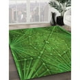 thumbnail image 3 of Ahgly Company Machine Washable Indoor Square Transitional Deep Emerald Green Area Rugs, 6' Square, 3 of 7