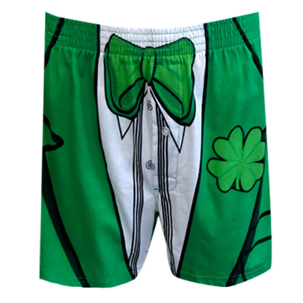 MJC - MJC Men's Green Tie Tuxedo Dinner Jacket Lucky Day Boxers