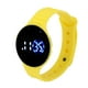 thumbnail image 5 of Reloj digital para niños Bling Bling Correa de Silicona Resistente al agua LED Amarillo, 5 of 14