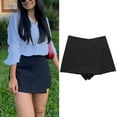 thumbnail image 2 of TRAF Woman Black Mini Skirt Shorts Women Asymmetric Skort For Women High Waist Summer Skirt Woman Casual Bermuda Shorts, 2 of 10