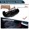 thumbnail image 4 of Estuche para Gafas de Sol de Bargains Únicos para Peugeot 308 14-24 Soporte de Gafas Caja de Almacenamiento Plástico ABS Negro 1 Juego, 4 of 7