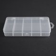 thumbnail image 4 of Caja de plástico para señuelos Bling Bling 5 compartimentos Blanco Transparente, 4 of 7