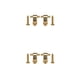 thumbnail image 1 of Eigraketly 2 uds rodillo profesional cadena árboles cuerda retenedor ajustable Flexible hebilla guías con tornillo de montaje superficie recubierta de oro Oro 2piezas Eigraketly CBP489151, 1 of 1
