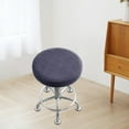 thumbnail image 3 of Abbracc Bar Stool Cover Breathable Dustproof Bar Chair Covers Round Elastic Replacements Blue Gray, 3 of 9