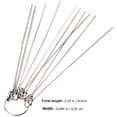 thumbnail image 2 of unbranded Guitar Nut Slotting File Herramienta Durable Y Práctica Para Mantenimiento De Guitarra Color Plata, 2 of 8