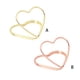 thumbnail image 2 of Tholdsy 10 Uds. De Clips para de comedor, soportes de tarjetas de doble capa con corazón de Metal, soporte para manualidades con mensajes de cartulina Oro rosa, 2 of 6