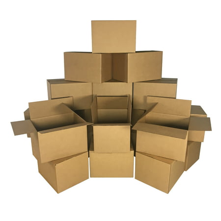 Uboxes Medium Moving Boxes, 18x14x12 in, 20 Pack, Cardboard (Best Place To Get Moving Boxes)
