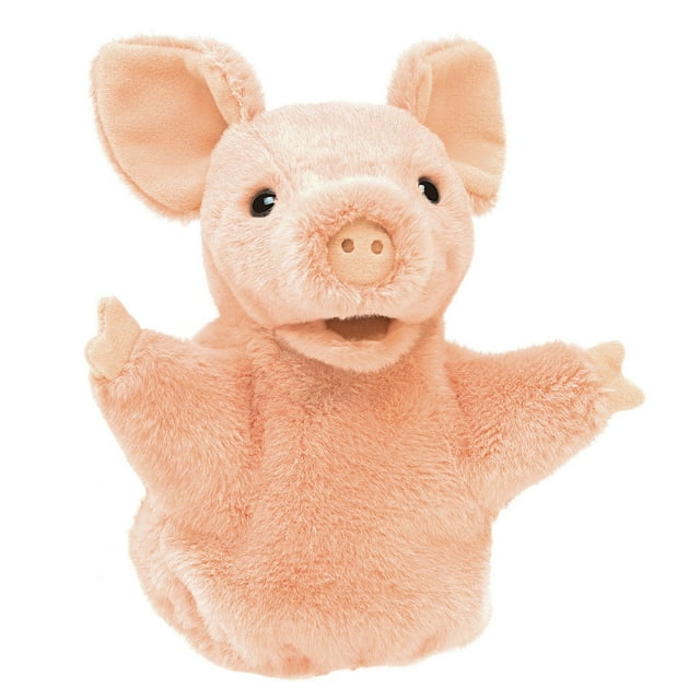 Marioneta de mano Folkmanis Little Pig Rosa