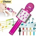 thumbnail image 2 of K11 Professional Handheld Wireless Karaoke Microphone USB Speaker Microphone for Kids Music Player Singing Recorder KTV, 2 of 7