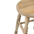 thumbnail image 3 of East at Main Backless Wooden Counter Bar Stool, Off-White (Set of 1), 3 of 5