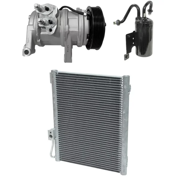 RYC New AC Compressor and Condenser Kit KT AI82A-N