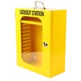thumbnail image 3 of Lockout Tagout Station Wall Mounted Steel Construction Heavy Duty LOTO Box Cabinet for Machine Service, 3 of 14