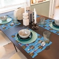 thumbnail image 6 of Placemats Set Of 4 / 6, Cute Puppy B Placemats For Dining Table Indoor/Outdoors Heat Resistant Washable Placemats 18" X 12", 6 of 8