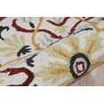 thumbnail image 2 of Ox Bay Talia 6' Round Ivory/Red Medallion Wool Indoor Area Rug, 2 of 7