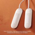thumbnail image 4 of Shoe Dryer Boot Dryer Thermal 3 Level Timer Eliminate Bad Odor Sweat Round Edge Mesh Hole Shoe Warmer for Work Boots US Plug 100120V, 4 of 5