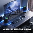 thumbnail image 5 of Portable Bluetooth Speaker,IPX5 Waterproof Wireless Speaker,20H Playtime & Colorful Lights,TWS Pairing,Outdoor Speakers for Beach/Camping/Travel Essentials/Halloween Music, 5 of 7