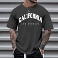 thumbnail image 2 of Male Summer Beach Little Tree Print T-Shirt Short Sleeve O-Neck Tops - Polyester, Casual/Travel/Daily - Lightweight, Wicking Comfort, 2 of 4