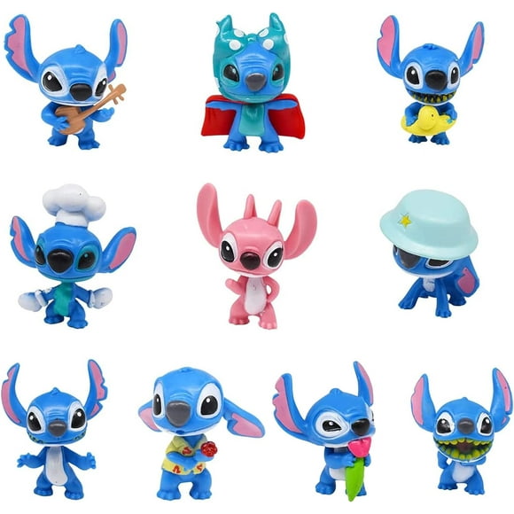 Stitch, 10-Piece Mini Stitch Cake Toppers