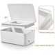 thumbnail image 2 of ZHAOCHENG Caja de pañuelos con tapa Caja de pañuelos húmedos a prueba de polvo Caja de pañuelos para el hogar y la oficina del coche Blanco, 2 of 5
