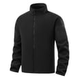 thumbnail image 3 of Men Winter Warm Versatile Outwear Coat Solid Color Long Sleeved Stand Up Collar Casual Outerwear With Pockets Daily Commute Street Style, 3 of 6