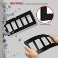 thumbnail image 4 of ENERLITES Screwless Decorator Wall Plates Child Safe Outlet Covers, Size 5-Gang 4.68" H x 10.14” L, Unbreakable Polycarbonate Thermoplastic, SI8835-BK, Glossy, Black, 4 of 4