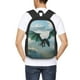 thumbnail image 4 of Easygdp Cloud Sky Green Dragon Mochila de Gran Capacidad Minimalista Ideal para Escuela, Viajes y Uso Diario, 4 of 6