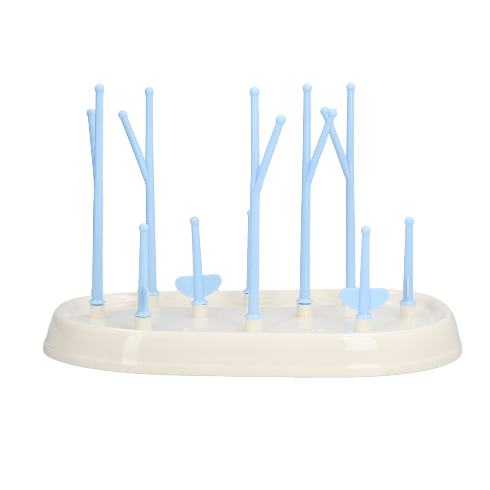 Feeding Bottle Drying Rack Collapsible Portable Baby Feeding Bottle Drying Draining RackBlue