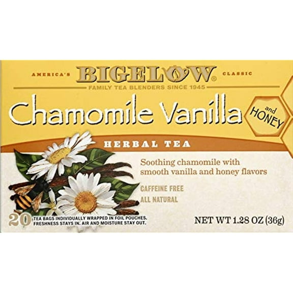 Bigelow Tea Chamomile Vanilla Bag, 1.28 Oz, 20 Ct