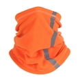 thumbnail image 1 of Pañuelo de cuello polar cálido DQrwqpou para exteriores de invierno Funda de cuello reflectante para esquí naranja, 1 of 2
