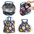 thumbnail image 2 of Pioneer Flower Drawstring Lunch Bag Women - Drawstring Lunch Bag Insulated for Work Office - Stain-Resistant Large Lunchbags for Women with Multi-Pockets, 2 of 6