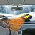 thumbnail image 5 of Hvmvliv Vehicle Heater Car Heater and Cooler, Dual-Function Defogger and Fast Heating Warmer, 12V 150W Portable Temperature Control for Enhanced Driving Safety Yellow, 5 of 6