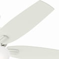 thumbnail image 4 of Ventilador de Techo Hunter Newsome Blanco con luz 52 Pulgadas, 4 of 5