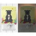 thumbnail image 2 of Carolines Treasures Easter Eggs Staffordshire Bull Terrier Blue Ceramic Night Light, 2 of 2