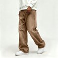 thumbnail image 6 of Cmfcve Hip Hop Baggy Jeans for Men Casual Wide Leg Denim Pants, 6 of 8