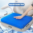 thumbnail image 3 of Gel Seat n, Double Thick Egg Gel n for Pressure Pain Relief, Breathable Wheelchair n Chair Pads for Car Seat Office Chair (16x14x1.65inch), 3 of 3
