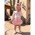 thumbnail image 4 of Cjfdfy newborn Baby Girl Fall Outfit Cute Long Sleeve Goose Embroidery Romper With Skort, Headband 3Pcs Set  Cute Goose Long Sleeve Doll Collar Romper Baby Outfit, Birthday Gift, 0-18 Months, 4 of 9