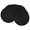 Black, variant on DII Round Woven Kitchen Placemat Set, Set of 6, 15" Diameter, 100% Polyethylene, Multiple Colors/Set Sizes