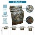 thumbnail image 6 of Table Runner - 90 Inch Long, Vintage Cranes Kitchen Dining Table Runner Dresser Scarves, Country Retro Chic Glass Flower Textured Farmhouse Decor for Coffee Tables Wedding Party Banquet, 6 of 8