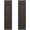 Polished Chrome, variant on Baldwin Pd005.Fd Santa Monica Dummy Pocket Door Pull Set From The Estate Collection -