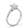 thumbnail image 2 of Ethan Jewel 14K White Gold Plated Engagement Ring - 1.8 Ct Princess Cut White Moissanite Solitaire Ring for Her - Simple Engagement Wedding Solitaire Princess Ring for Women's - Birthday Gift for Her, 2 of 3