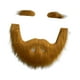 thumbnail image 4 of Conjunto de barba y cejas postizas, vello facial postizo, accesorio de disfraz, decoración para Amarillo marron, 4 of 9