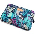 thumbnail image 3 of Funda para portátil de 15,6 pulgadas adecuada para Acer/asus/dell/ipad Pro/lenovo/macbook Pro/macbook Air/funda para portátil de mujer con estampado de hojas de colores (azul), 3 of 4