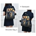 thumbnail image 4 of FORMRS Women's Travel Backpack Purse Anti-Theft Hidden Pockets Casual Shoulder Bag, Watercolor Astronaut, 4 of 7